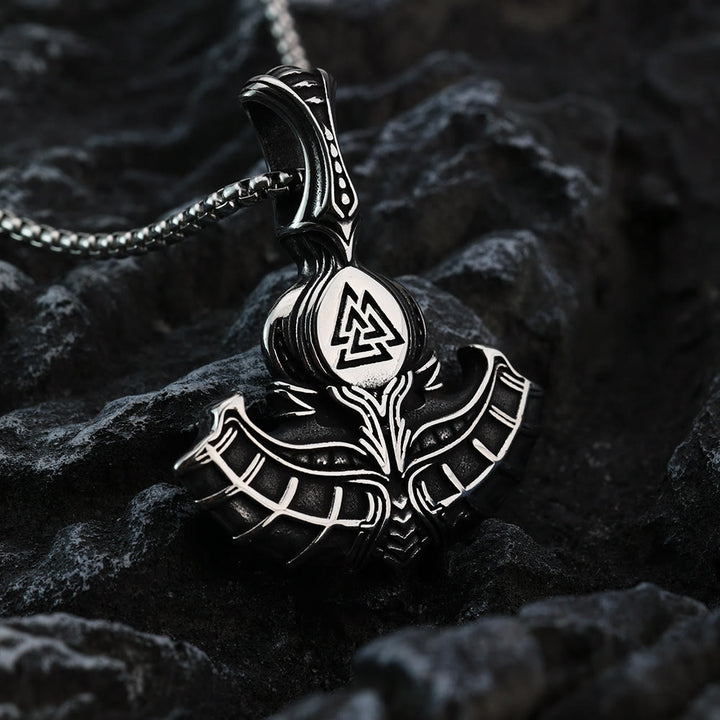 WorldNorse Valknut Anker Wikinger Halskette