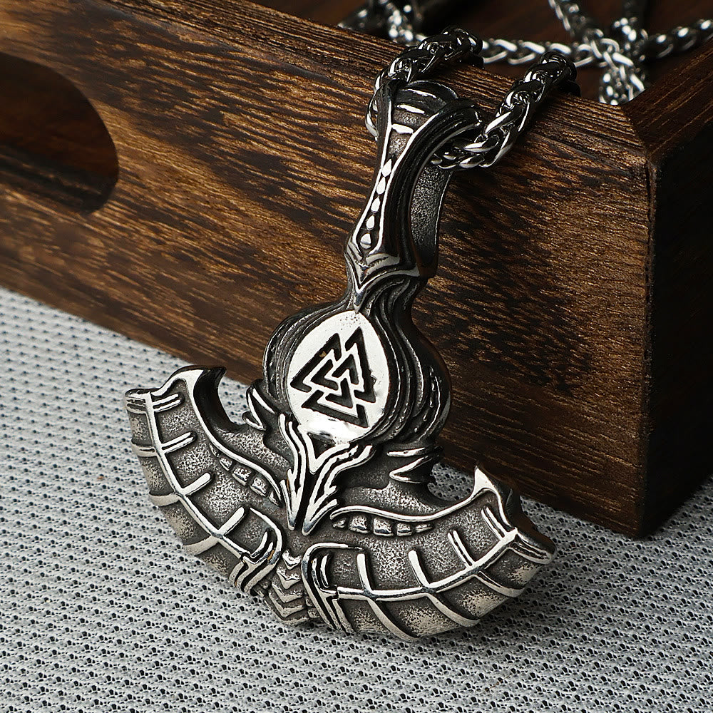 WorldNorse Valknut Anker Wikinger Halskette