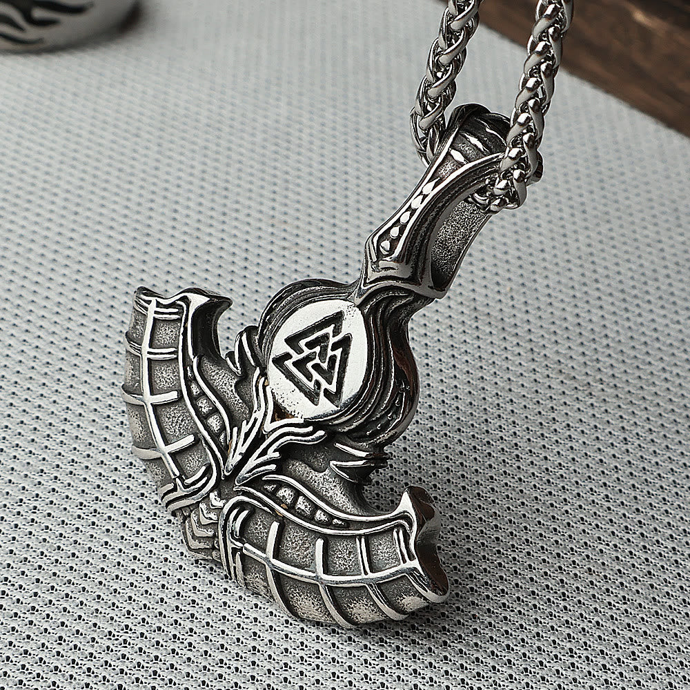 WorldNorse Valknut Anker Wikinger Halskette