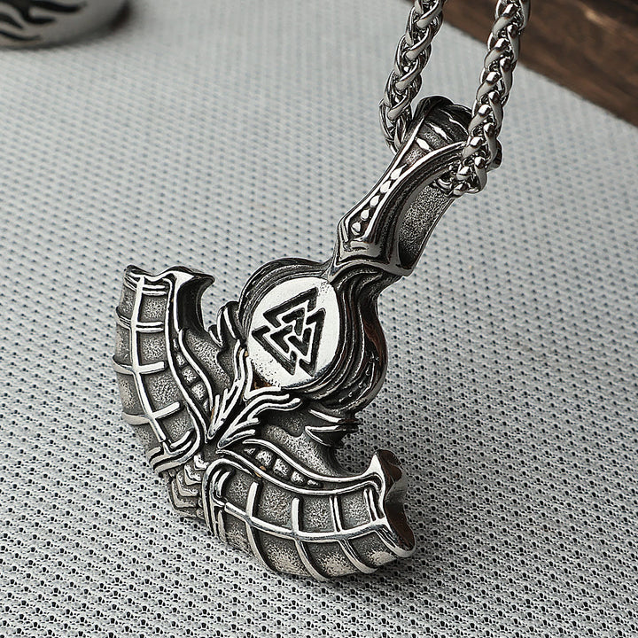 WorldNorse Valknut Anker Wikinger Halskette