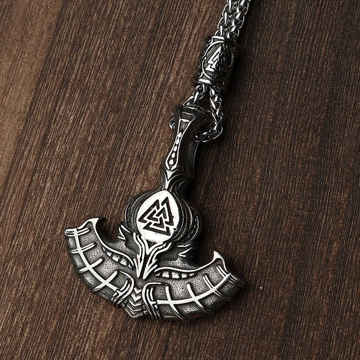 WorldNorse Valknut Anker Wikinger Halskette