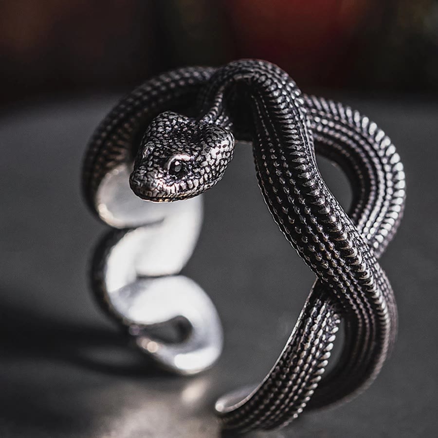 WorldNorse Entfesseln Sie Ihren wilden Side Twisted Viper Ring