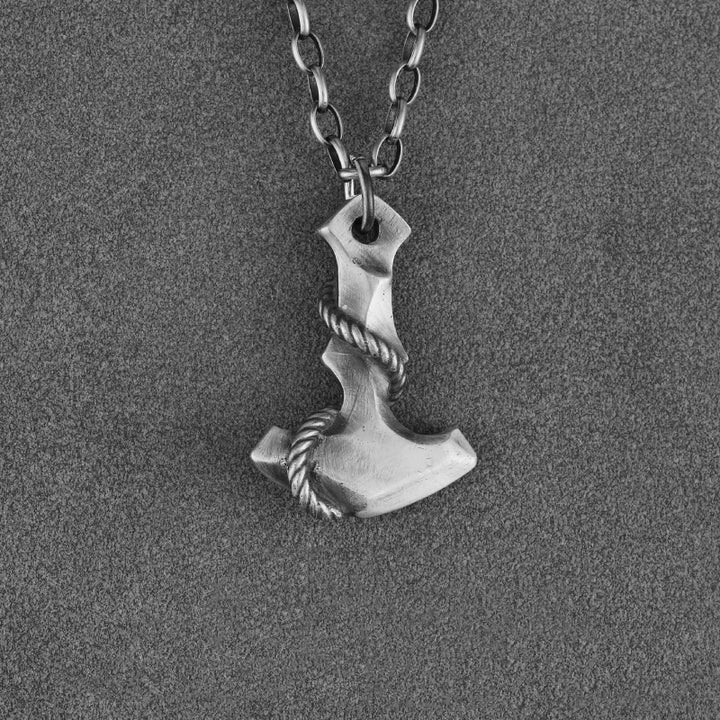 WorldNorse 999 Sterling Silber Anker Halskette