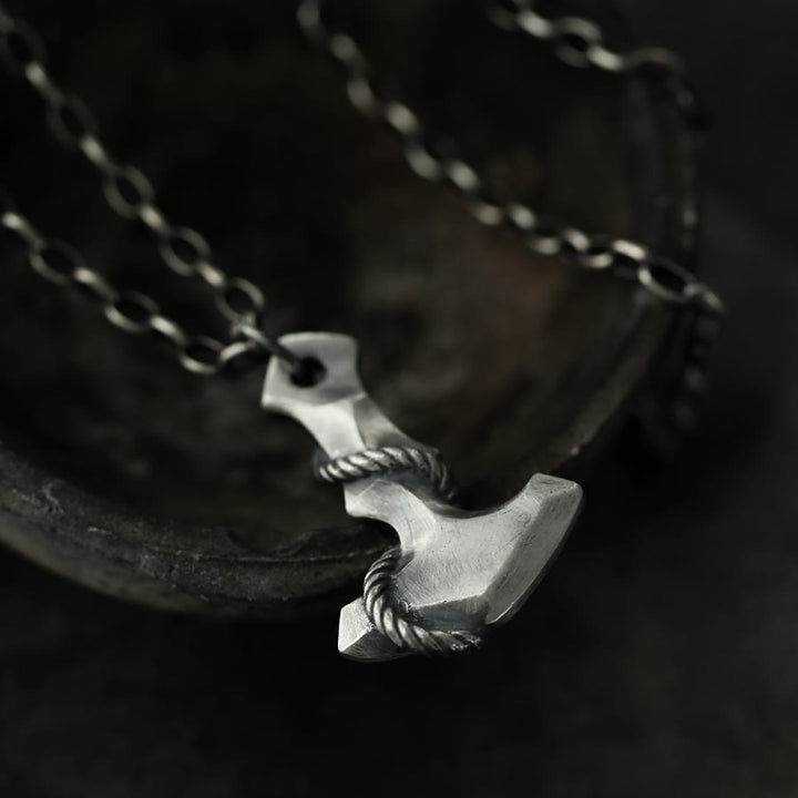 WorldNorse 999 Sterling Silber Anker Halskette