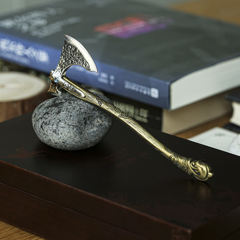WorldNorse Wikinger-Streitaxt-Figur aus 925er Sterlingsilber - image 4