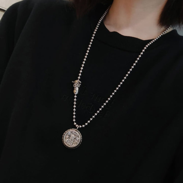 WorldNorse Halskette aus 925er Sterlingsilber mit Kronkorken