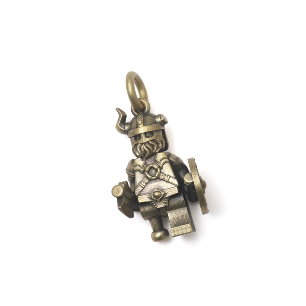 WorldNorse Halskette aus 925er Sterlingsilber mit Wikinger-Krieger