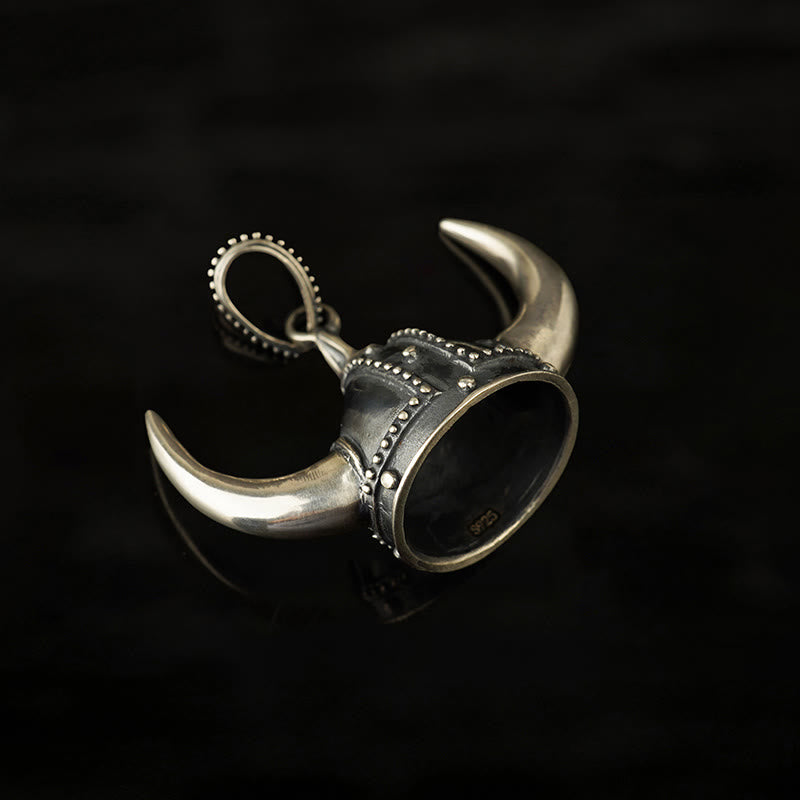 WorldNorse 925 Sterling Silber Helm Halskette