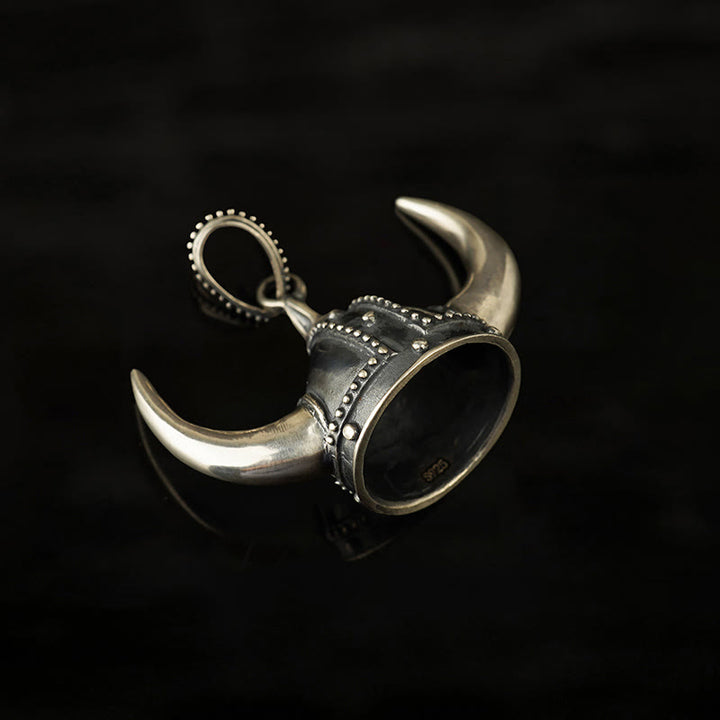 WorldNorse 925 Sterling Silber Helm Halskette