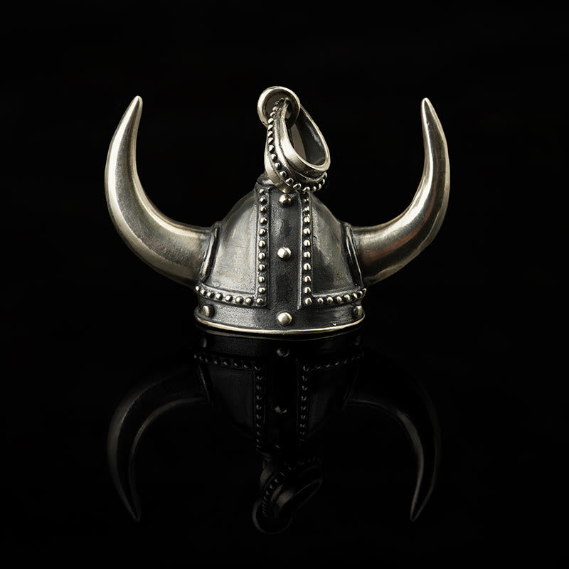 WorldNorse 925 Sterling Silber Helm Halskette