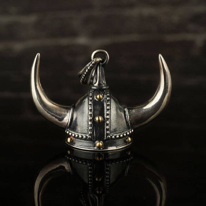 WorldNorse 925 Sterling Silber Helm Halskette