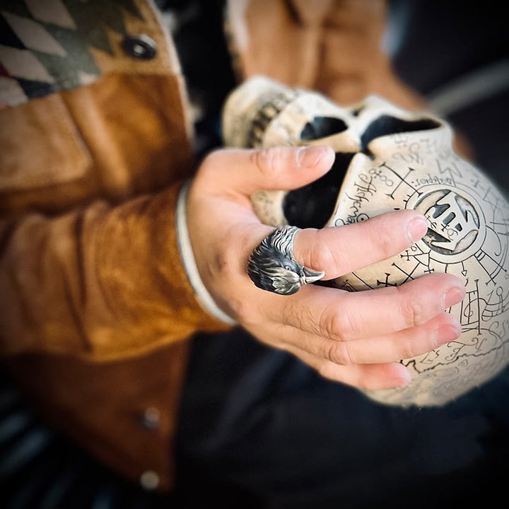 WorldNorse handgefertigtes 925er Silber Raven - image 1