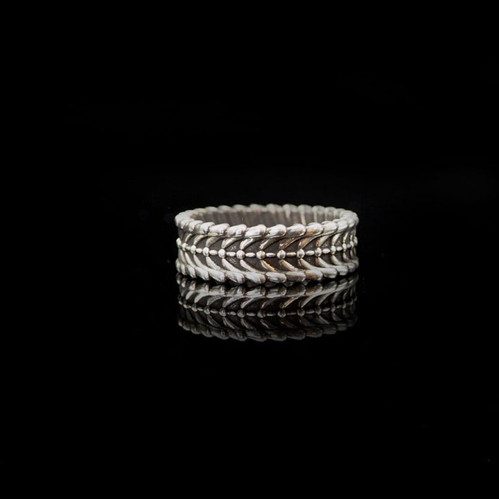 WorldNorse 925 Sterling Silber Tier Wirbelsäule Ring