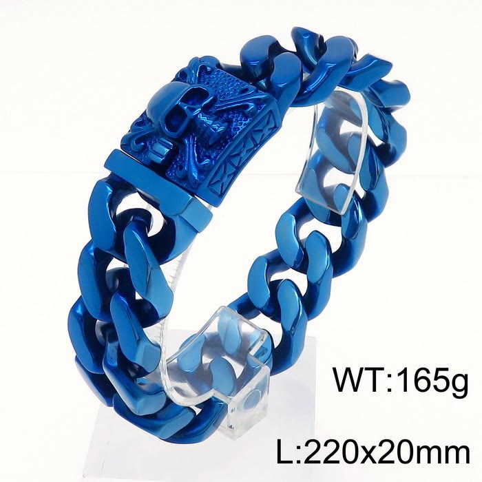 WorldNorse – Kubanisches Armband mit Totenkopfverschluss