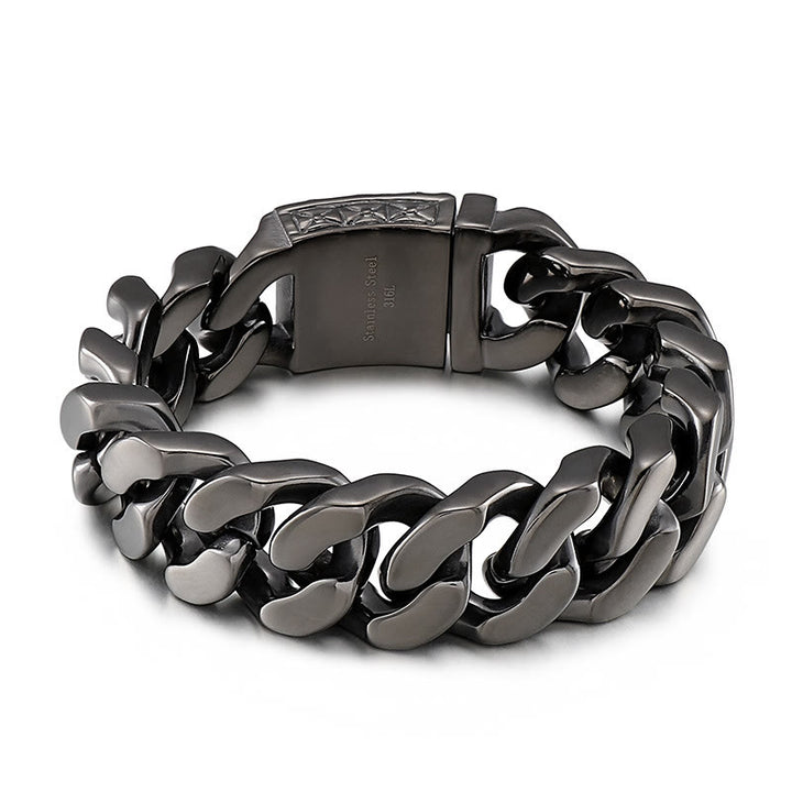 WorldNorse – Kubanisches Armband mit Totenkopfverschluss