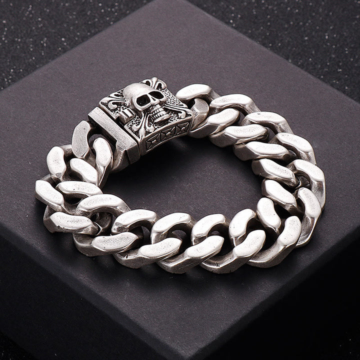 WorldNorse – Kubanisches Armband mit Totenkopfverschluss