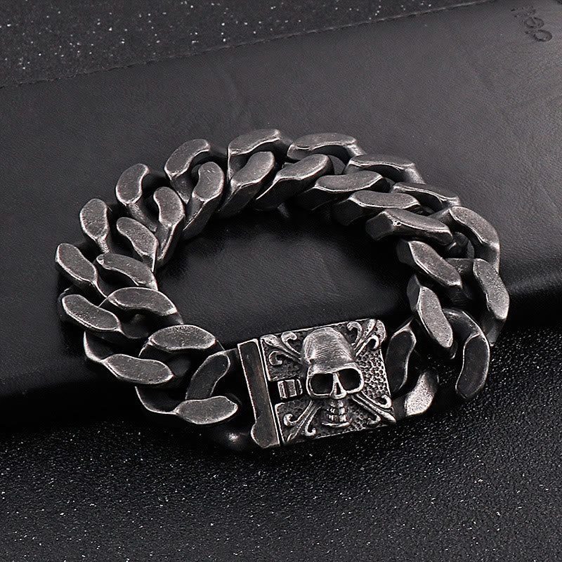 WorldNorse – Kubanisches Armband mit Totenkopfverschluss