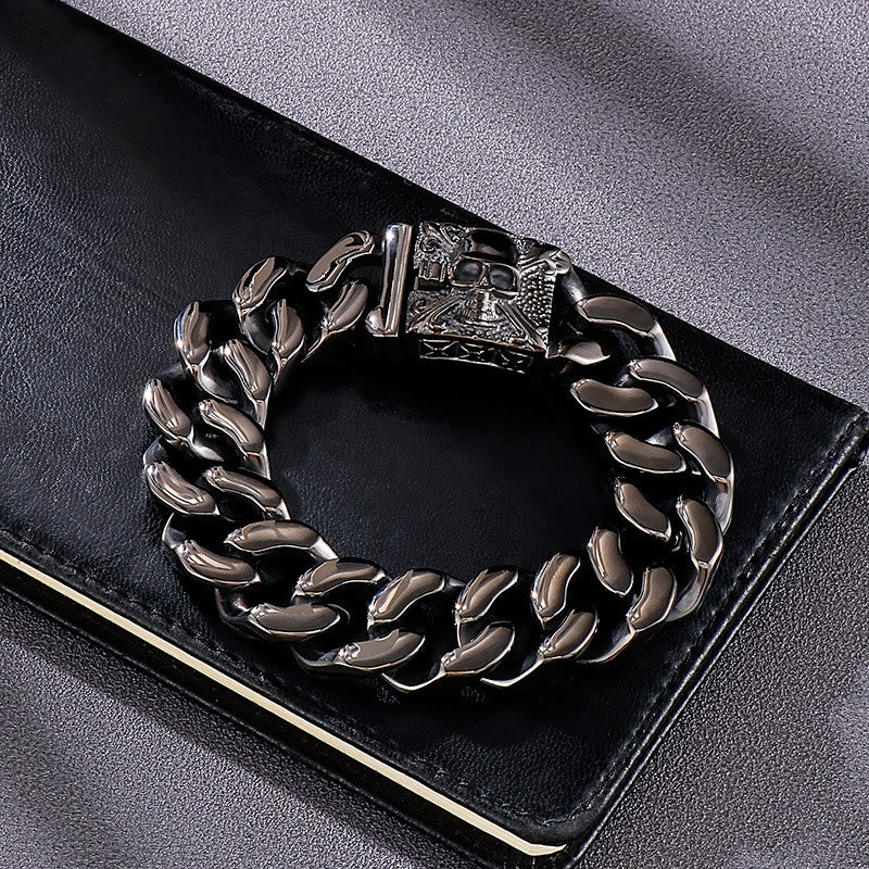 WorldNorse – Kubanisches Armband mit Totenkopfverschluss
