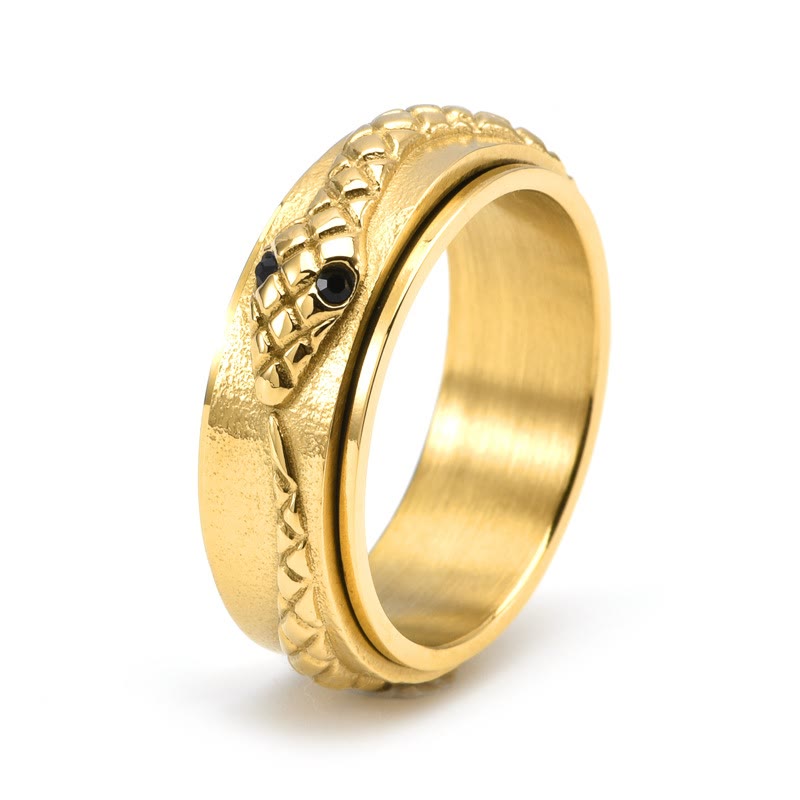 WorldNorse Drehbarer Schlangenring