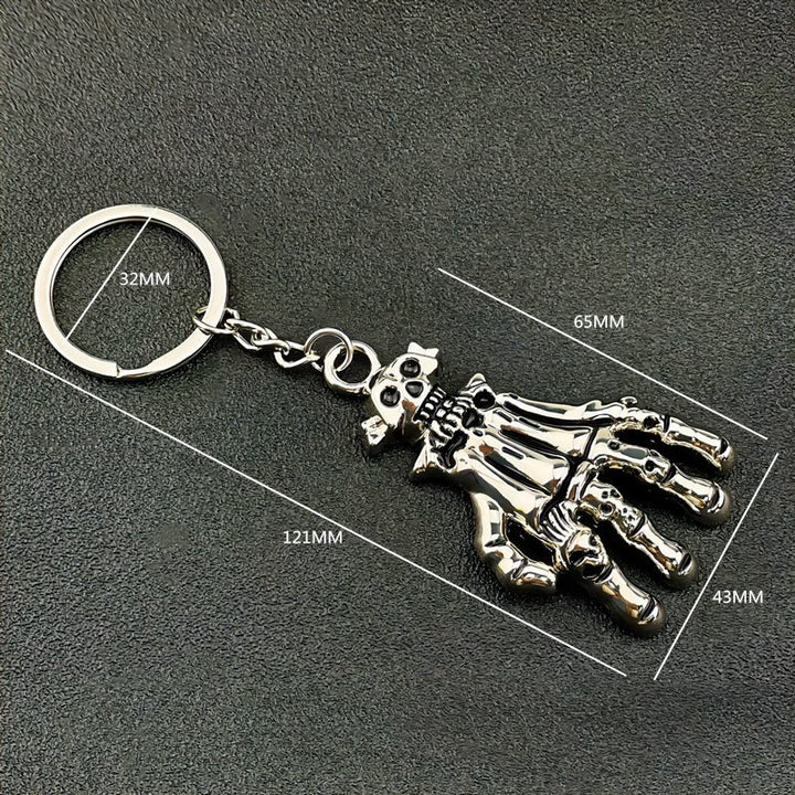 WorldNorse Totenkopf Geisterkopf Totenkopf Klaue Hand Schlüsselanhänger - image 6