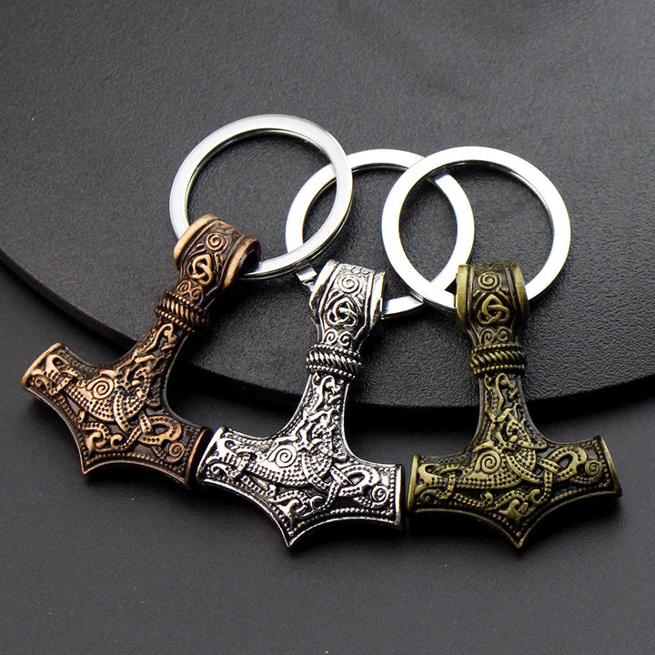 WorldNorse Thors Hammer Schlüsselanhänger - image 0