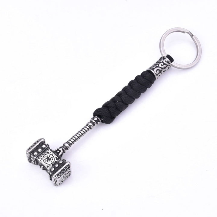 WorldNorse Vikings Thors Hammer Survival-Seil Schlüsselanhänger