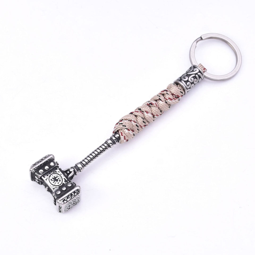 WorldNorse Vikings Thors Hammer Survival-Seil Schlüsselanhänger