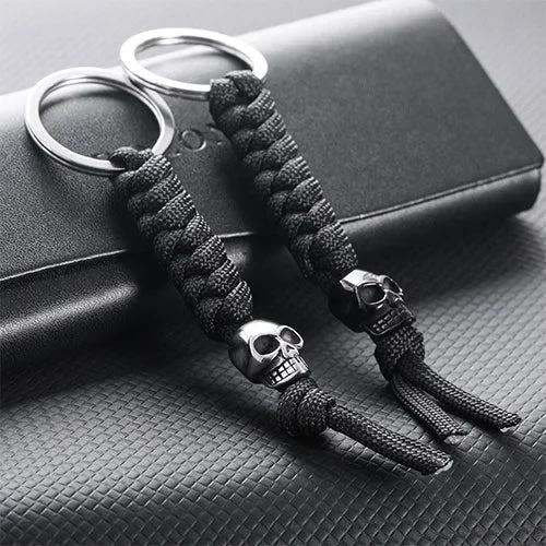 WorldNorse Totenkopf Fallschirmseil Schlüsselanhänger - image 6