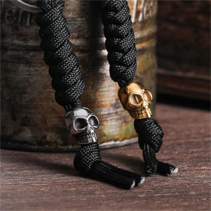 WorldNorse Totenkopf Fallschirmseil Schlüsselanhänger - image 4