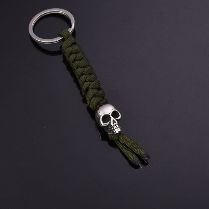 WorldNorse Totenkopf Fallschirmseil Schlüsselanhänger - Grün - image 9