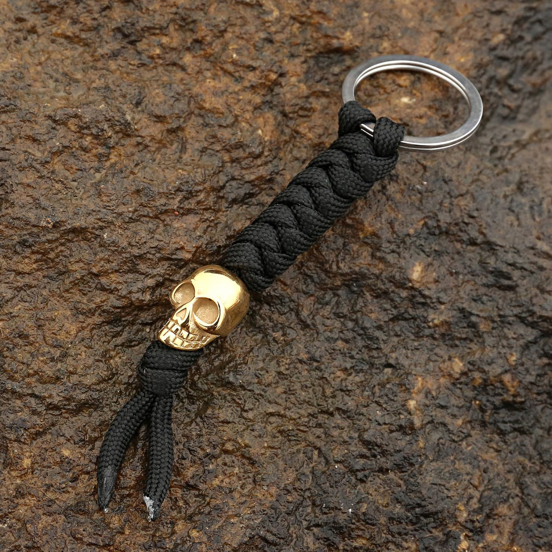 WorldNorse Totenkopf Fallschirmseil Schlüsselanhänger - image 2
