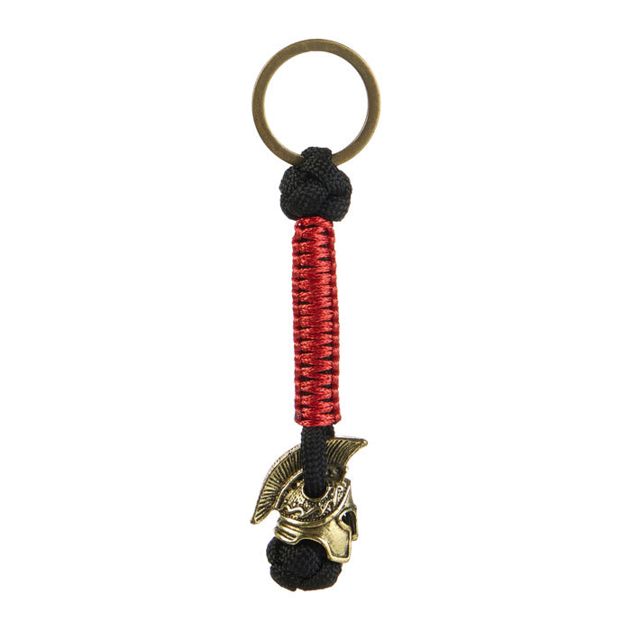 WorldNorse Spartan Warrior Paracord Seil Schlüsselanhänger