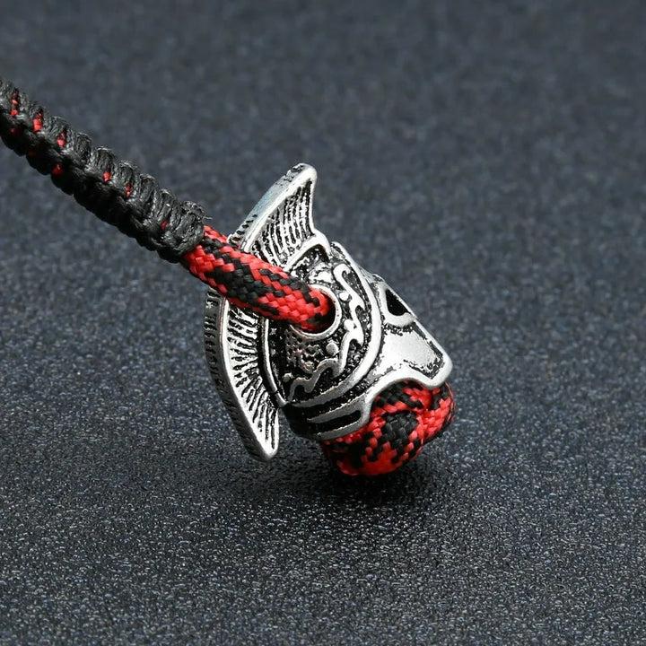 WorldNorse Spartan Warrior Paracord Seil Schlüsselanhänger