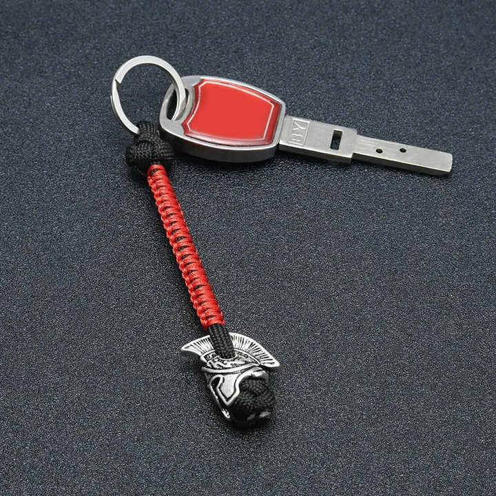 WorldNorse Spartan Warrior Paracord Seil Schlüsselanhänger