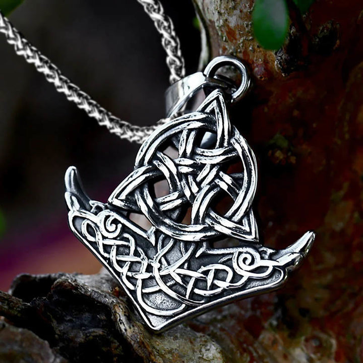 WorldNorse Keltischer Knoten Anker Halskette