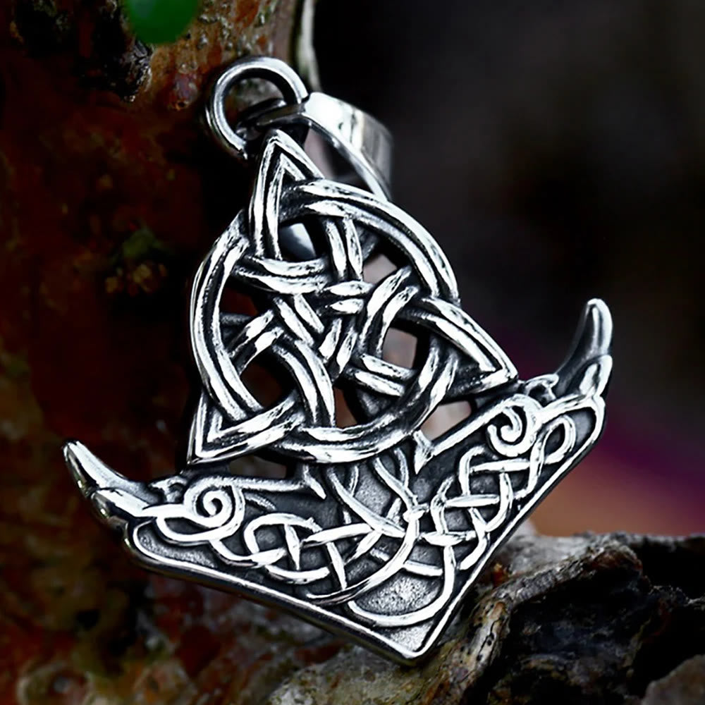 WorldNorse Keltischer Knoten Anker Halskette
