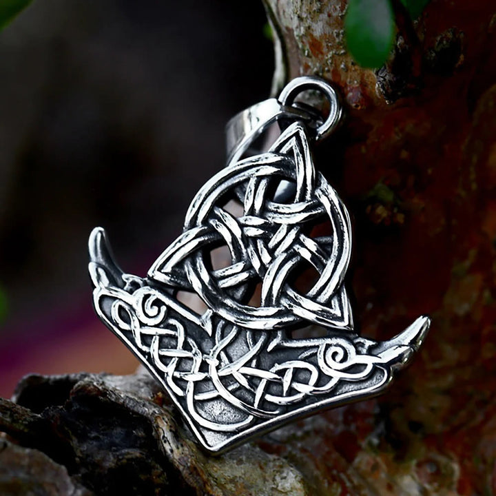 WorldNorse Keltischer Knoten Anker Halskette