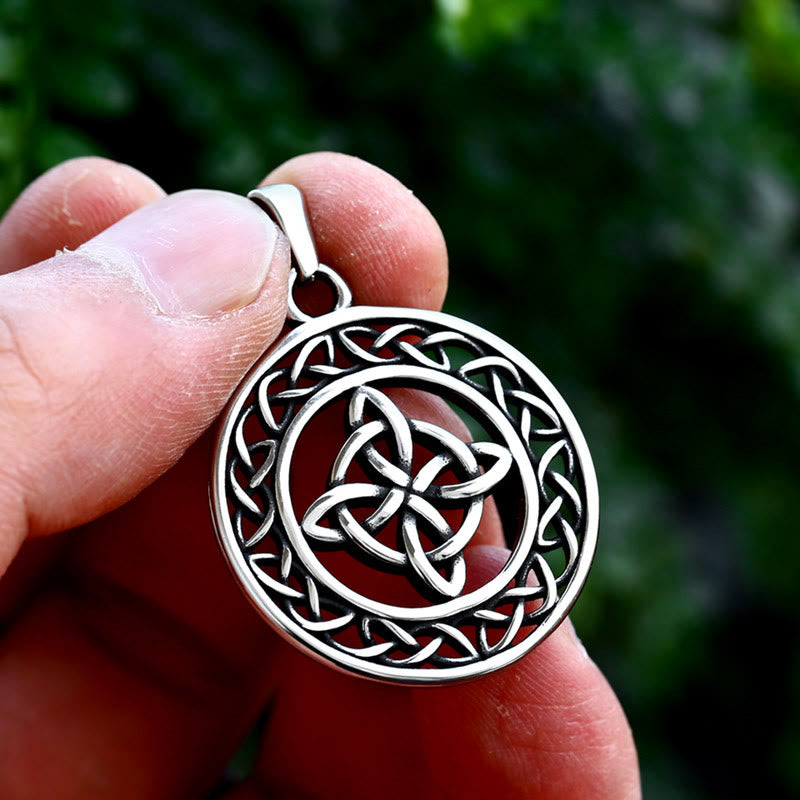 WorldNorse Keltischer Knoten Runde Halskette