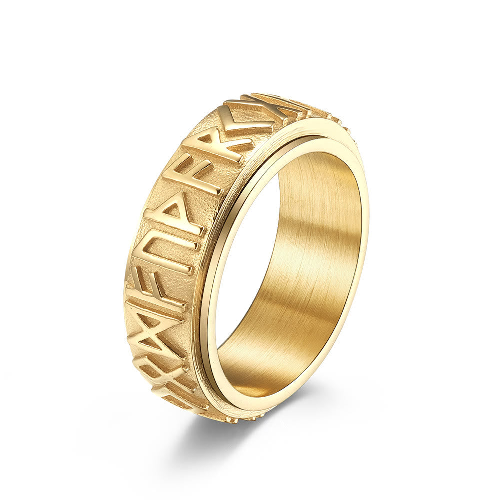 WorldNordischer Wikinger-Runenring für Herren