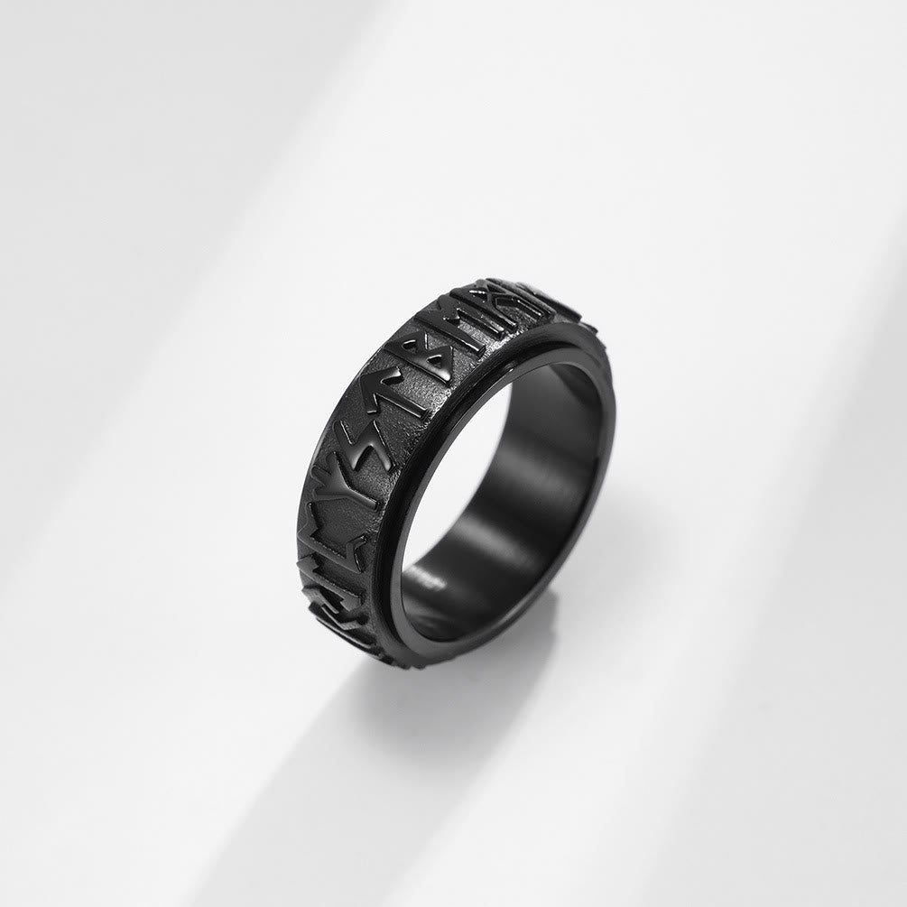 WorldNordischer Wikinger-Runenring für Herren