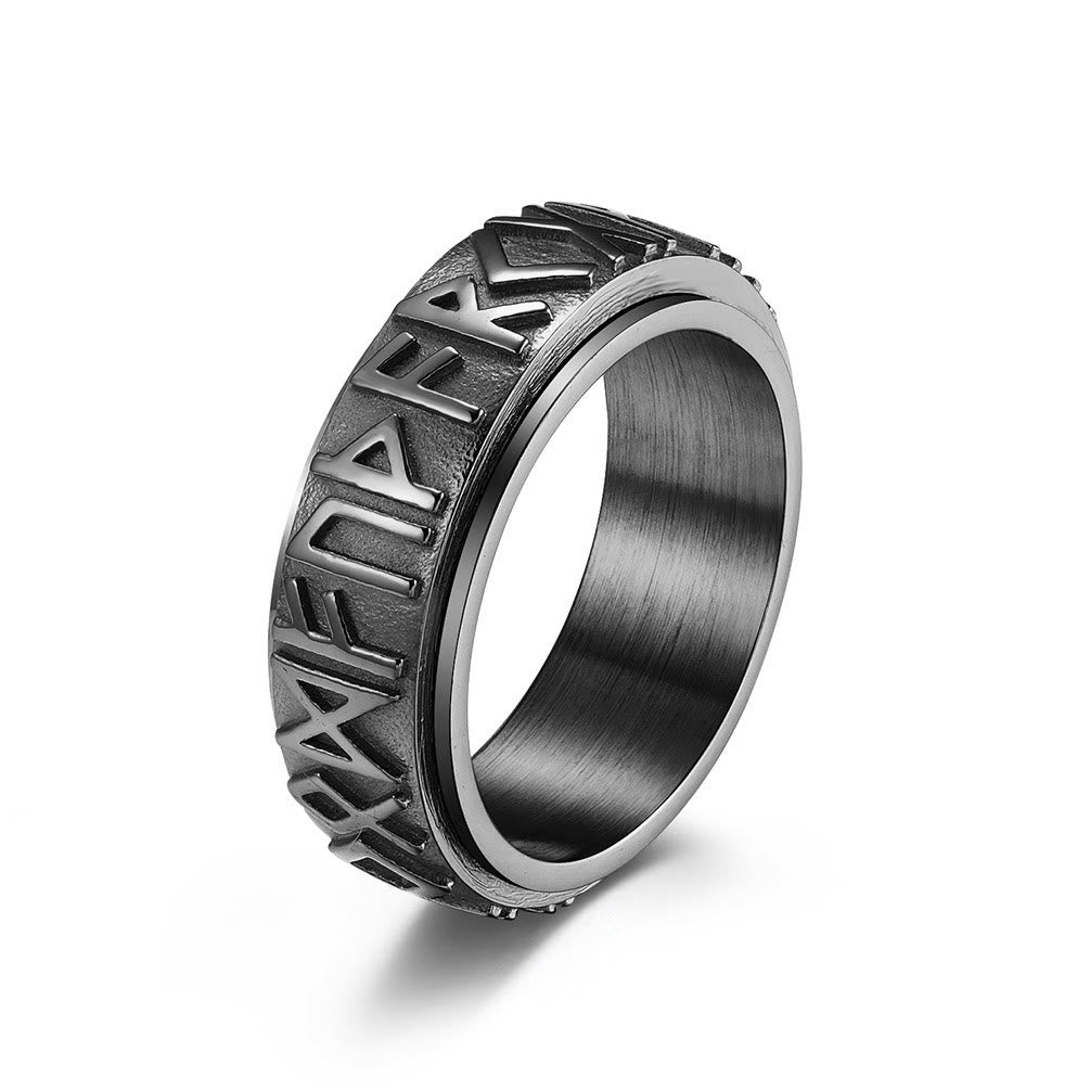 WorldNordischer Wikinger-Runenring für Herren
