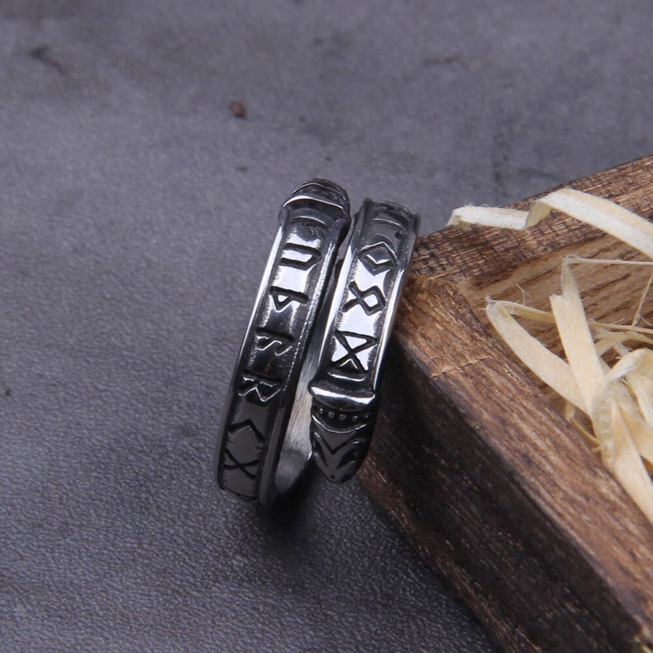 WorldNorse Doppeldrachenkopf mit Rune
