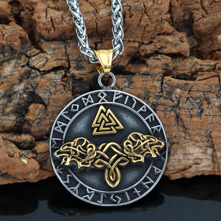 WorldNorse Wolf Brüllende Dreiecks- Rune