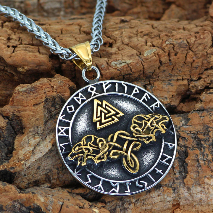 WorldNorse Wolf Brüllende Dreiecks- Rune