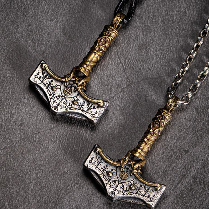 WorldNorse 925 Sterling Silber Mjölnir Halskette