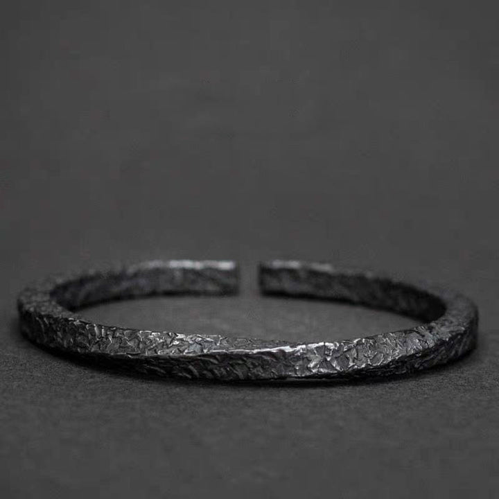 WorldNorse Flowing Fire Verstellbares Armband/Ring mit Goldeinlage - Rattan Armband#Retro Silber - image 8