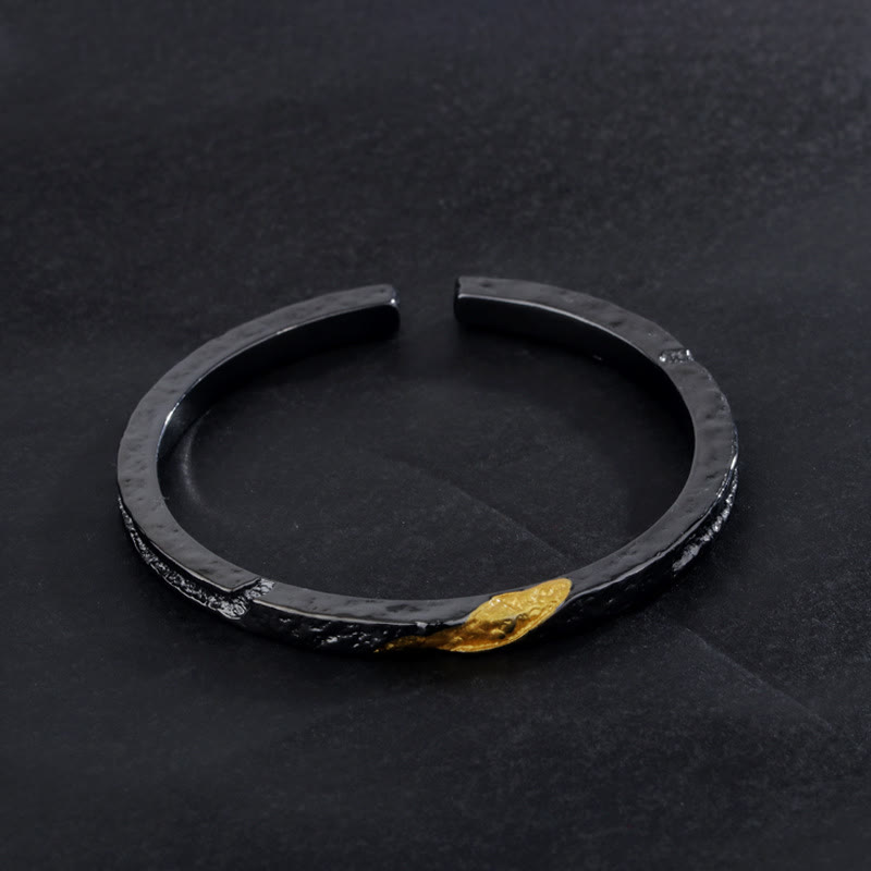 WorldNorse Flowing Fire Verstellbares Armband/Ring mit Goldeinlage - image 6