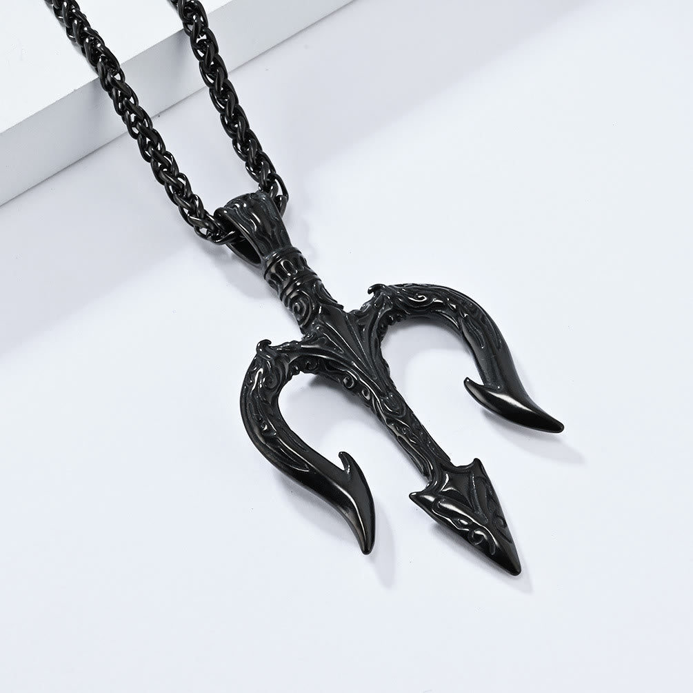 WorldNorse „Kraft und Mut“ Poseidon Dreizack Halskette