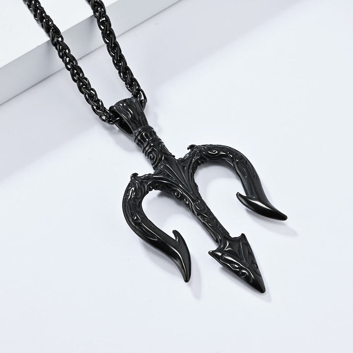 WorldNorse „Kraft und Mut“ Poseidon Dreizack Halskette