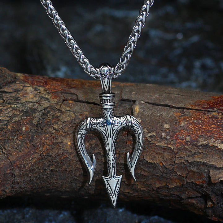 WorldNorse „Kraft und Mut“ Poseidon Dreizack Halskette